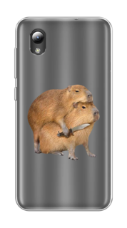 Чехол на ZTE Blade A3 2019/L8/ZTE Blade A31 lite "Капибара с ножом" Case Place