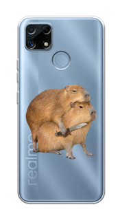 Чехол на Oppo Realme C25/C25s "Капибара с ножом" Case Place