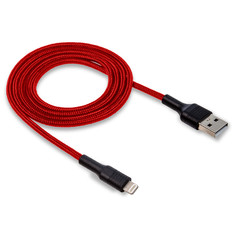 Кабель WALKER C575 USB - Lightning 1 м, красный