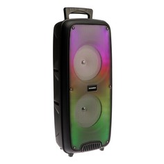 Портативная колонка Soundmax SM-PS4203, 120 Вт, 2400 мАч, FM, BT, microSD, AUX, подсветка No Brand