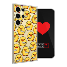 Чехол на Samsung Galaxy S24 Ultra "Утка с ножом" Case Place