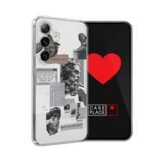 Чехол на Samsung Galaxy S24 "Коллаж греческие скульптуры" Case Place