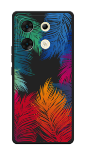 Чехол Awog на Infinix Zero 30 5G "Рамка из перьев"