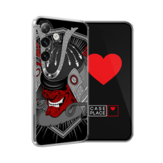 Чехол на Samsung Galaxy S24 "Красная маска самурая" Case Place