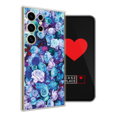 Чехол на Samsung Galaxy S24 Ultra "Цветочный ковер" Case Place