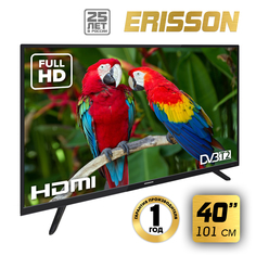 Телевизор Erisson D-LED Slim 40FLES801T2, 40"(103см), FHD