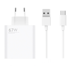 Сетевое зарядное устройство Xiaomi 120W Charging Combo (Type-A) EU, USB type-C, белый