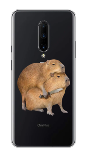 Чехол на OnePlus 7 Pro "Капибара с ножом" Case Place