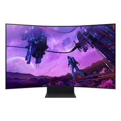 Монитор Samsung Odyssey Ark S55CG97WNI 55", UHD 4K, VA, Mini LED, 165 Гц, 16:9, чёрный