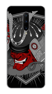 Чехол на OnePlus 7 Pro "Красная маска самурая" Case Place