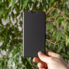 Чехол Book Cover Lock для Samsung Galaxy A24 4G (2023), черный, с карманом, Deppa, PET KN,