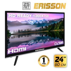 Телевизор Erisson D-LED Slim 24LES90T2, 24"(60см), HD