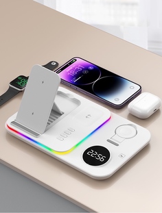 Беспроводное зарядное устройство NoBrand A82, 30 W белый (2000000123455 )
