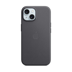Чехол Apple для iPhone 15, FineWoven, MagSafe, Black, 1 шт.