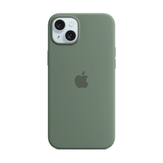 Чехол Apple для iPhone 15 Plus, Silicone, MagSafe, Cypress, 1 шт.