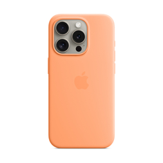 Чехол Apple для iPhone 15 Pro, Silicone, MagSafe, Orange Sorbet, 1 шт.