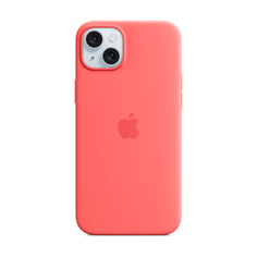 Чехол Apple для iPhone 15 Plus, Silicone, MagSafe, Guava, 1 шт.