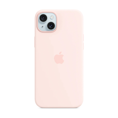 Чехол Apple для iPhone 15 Plus, Silicone, MagSafe, Light Pink, 1 шт.