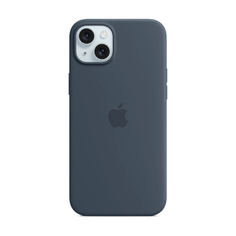 Чехол Apple для iPhone 15 Plus, Silicone, MagSafe, Storm Blue, 1 шт.