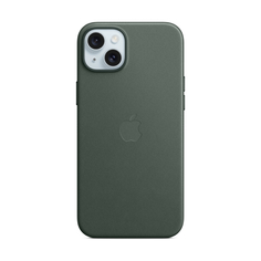 Чехол Apple для iPhone 15 Plus, FineWoven, MagSafe, Evergreen, 1 шт.