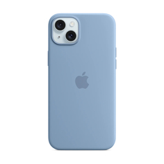 Чехол Apple для iPhone 15 Plus, Silicone, MagSafe, Winter Blue, 1 шт.