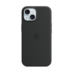 Чехол Apple для iPhone 15, Silicone, MagSafe, Black, 1 шт.