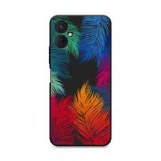 Чехол Awog 301952-1 для Tecno Spark 9 Pro "Рамка из перьев"