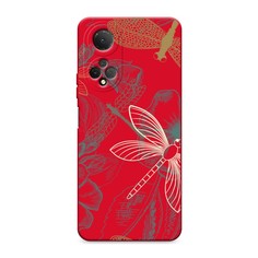 Чехол Awog 6108853-1 для Honor X7 "Тени стрекоз"