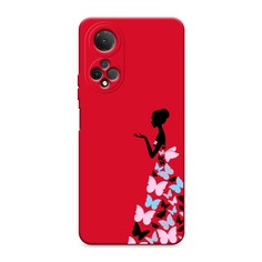 Чехол Awog 6108853-1 для Honor X7 "Платье из бабочек"
