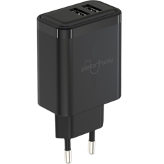 Сетевое зарядное устройство Stellarway USB-2A/С PD 2,4A 30W черное