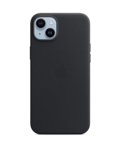 Чехол (клип-кейс) Apple Leather Case with MagSafe A2907, для Apple iPhone 14 Plus, черный
