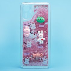 Чехол Tecno Camon 19 Neo (CH6i) силиконовый 3D игрушки <розовый> Promise Mobile