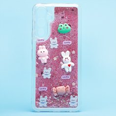 Чехол Tecno Pova 4 (LG7n) силиконовый 3D игрушки <розовый> Promise Mobile