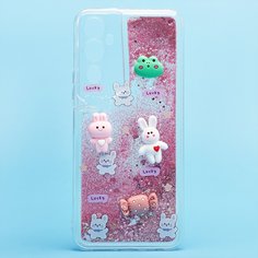 Чехол Tecno Pova Neo 2 (LG6n) силиконовый 3D игрушки <розовый> Promise Mobile