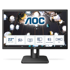 22" Монитор AOC 22E1Q черный 60Hz 1920x1080 VA