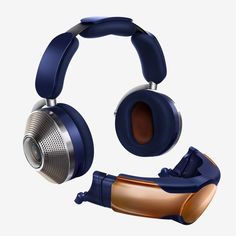 Наушники Dyson Zone Absolute+ headphones with air purification Prussian Blue Copper