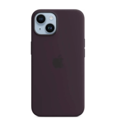 Чехол (клип-кейс) Apple Silicone Case with MagSafe A2910, для iPhone 14, баклажановый