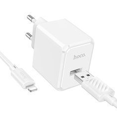 Сетевое зарядное устройство Hoco CS11A для Lightning 8-pin White