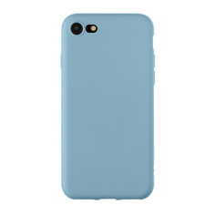 Чехол для Apple iPhone SE (2020)/7/8, голубой, Rubber coating, Deppa 900102