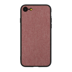 Чехол для Apple iPhone SE (2020)/7/8, розовый, Textile, Deppa 900118