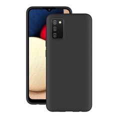 Накладка Gel Color для Samsung Galaxy A02S, черный, Deppa 87843