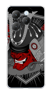 Чехол на Infinix HOT 40 "Красная маска самурая" Case Place
