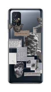 Чехол на Samsung Galaxy M31s "Коллаж греческие скульптуры" Case Place