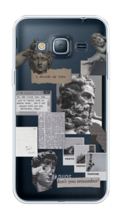 Чехол на Samsung Galaxy J3 2016 "Коллаж греческие скульптуры" Case Place