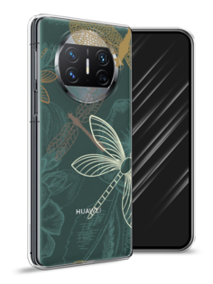 Чехол Awog на Huawei Mate X3 "Тени стрекоз"