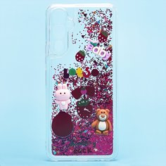 Чехол Tecno Pova 4 (LG7n) силиконовый 3D игрушки <бордовый> Promise Mobile