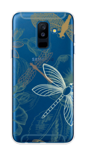 Чехол Awog на Samsung Galaxy A6 + "Тени стрекоз"