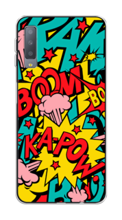Чехол Awog на Samsung Galaxy A7 2018 "Постер pop art"