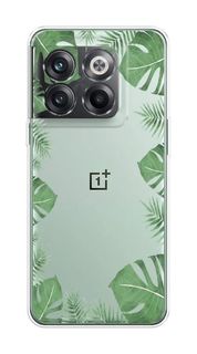 Чехол Awog на OnePlus Ace Pro / ВанПлас Ace Pro "Листья папоротника рамка"