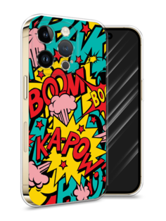 Силиконовый чехол Awog "Постер pop art" для Apple iPhone 14 Pro